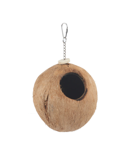 Adventure Bound Natural Java Coco Nest Parrot Toy
